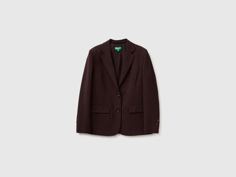 Bequemer, nadelgestreifter Blazer