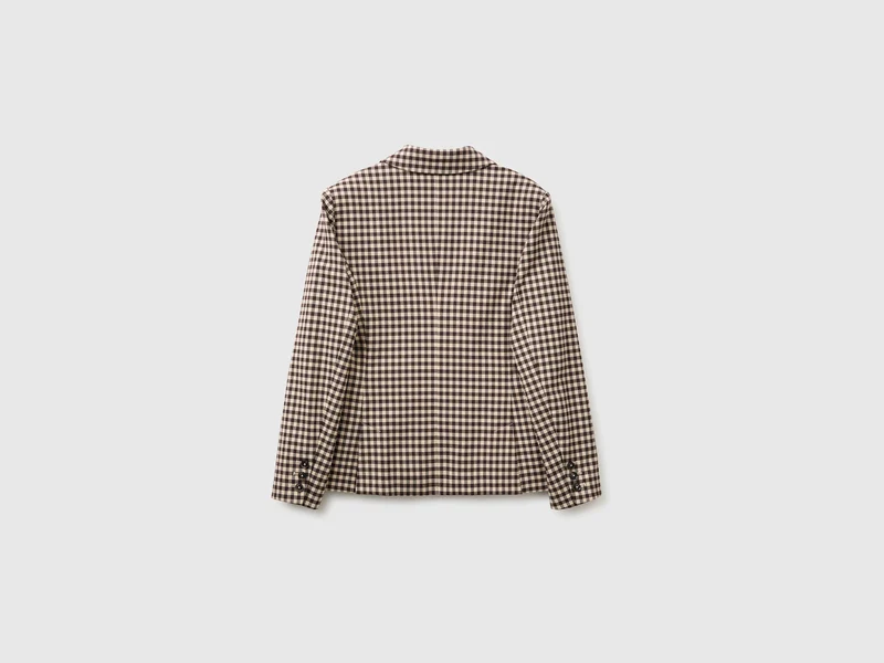 Gingham-Blazer