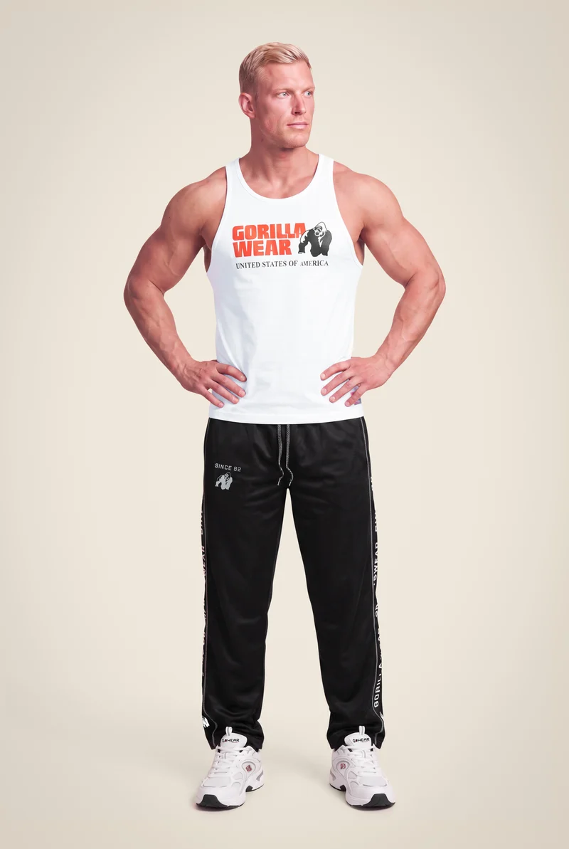 Functional Mesh Pants - Black/White