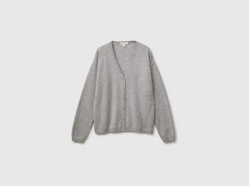 Strickjacke aus Woll- und Kaschmirmischung