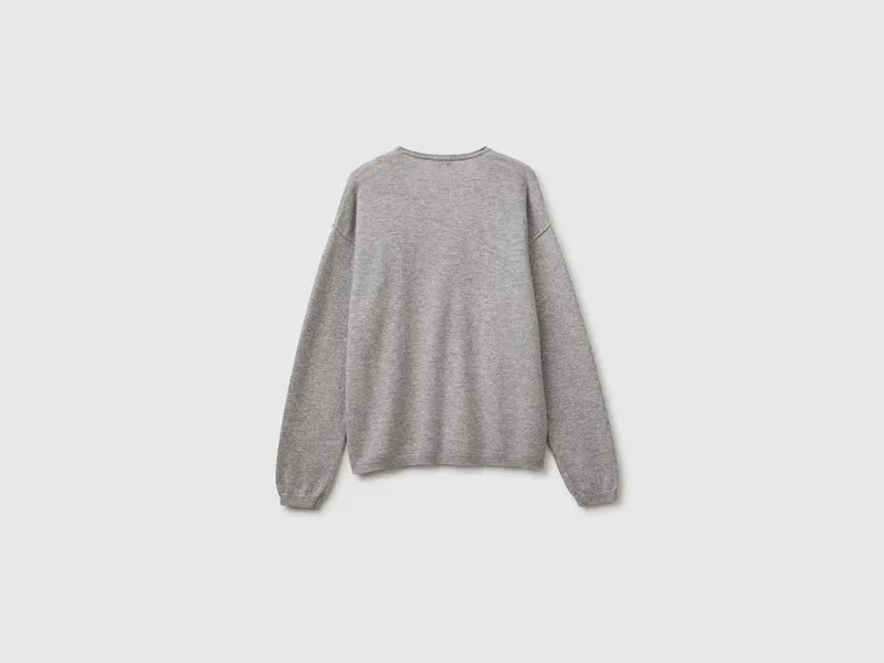 Strickjacke aus Woll- und Kaschmirmischung