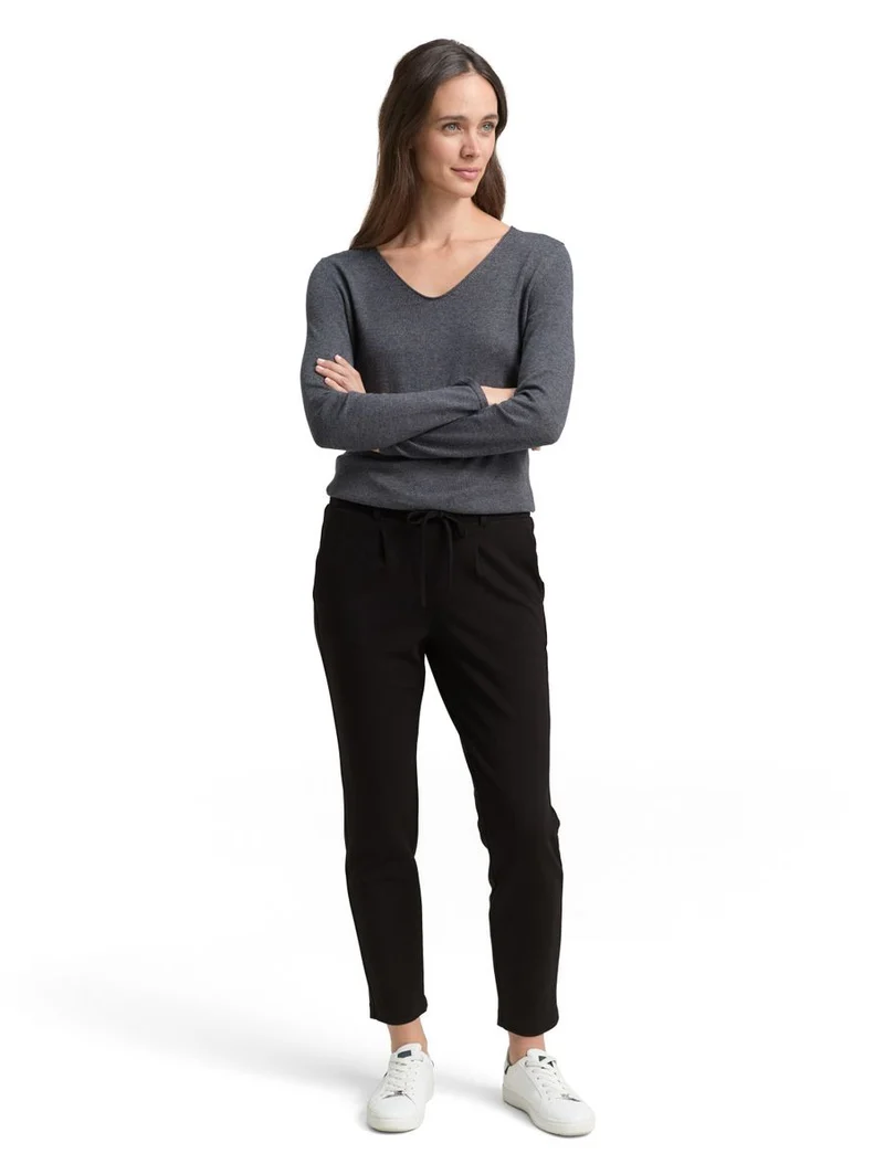 jersey loose fit pants ankle