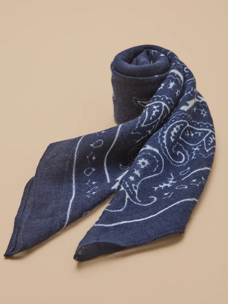 Unisex-Bandana aus Wollstoff mit Print