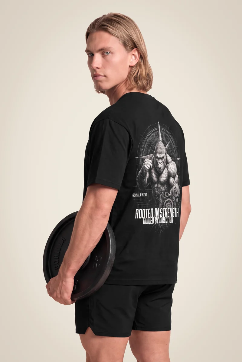 Yukon Oversized T-Shirt - Black