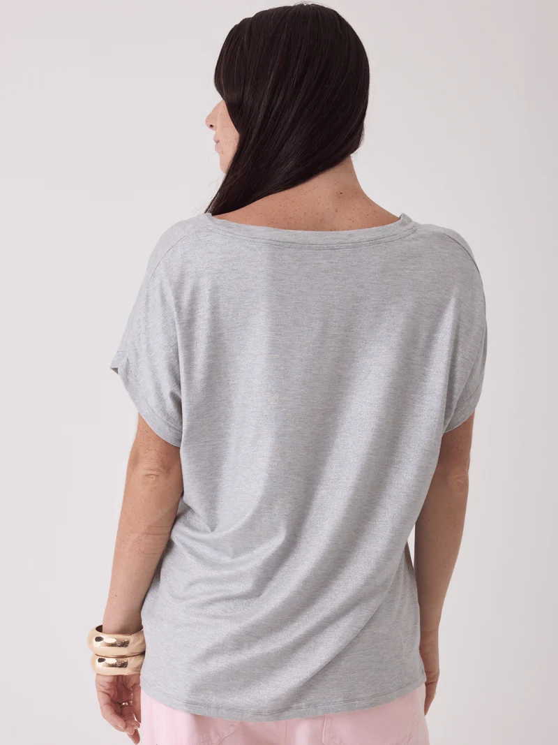 Oversized T-Shirt Grau
