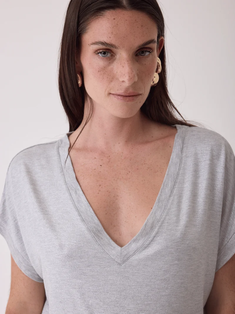 Oversized T-Shirt Grau