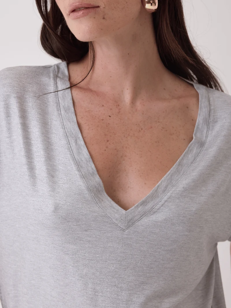 Oversized T-Shirt Grau