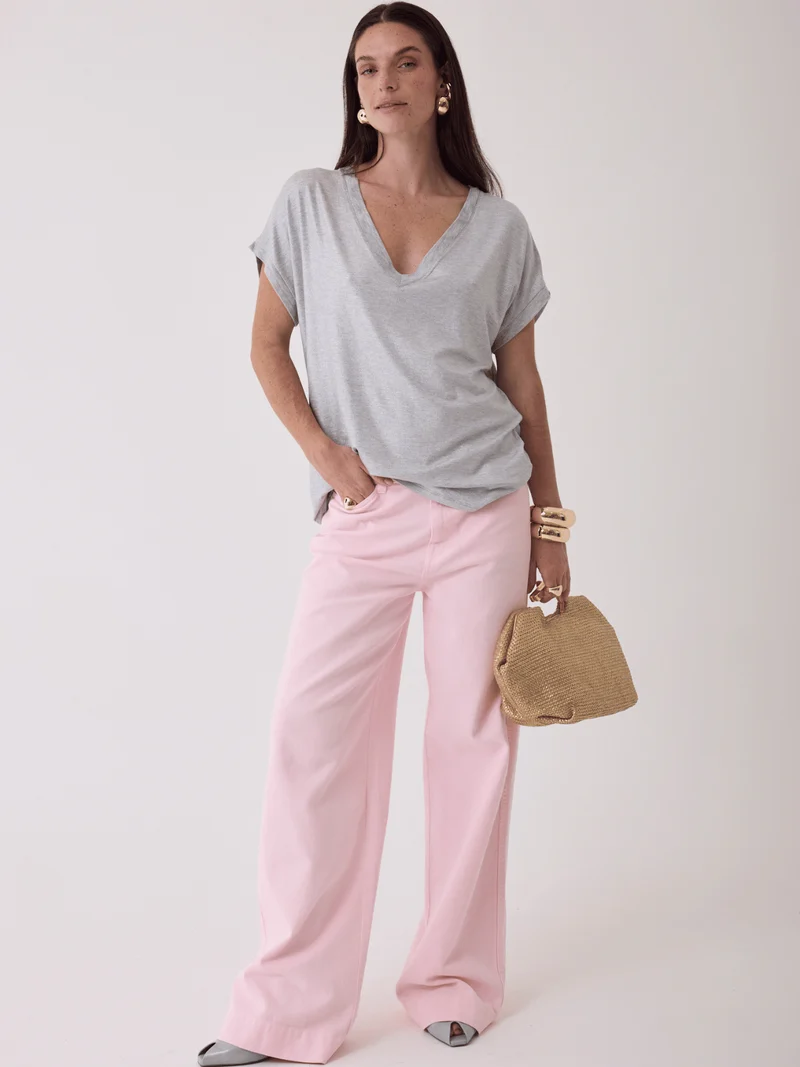 Oversized T-Shirt Grau