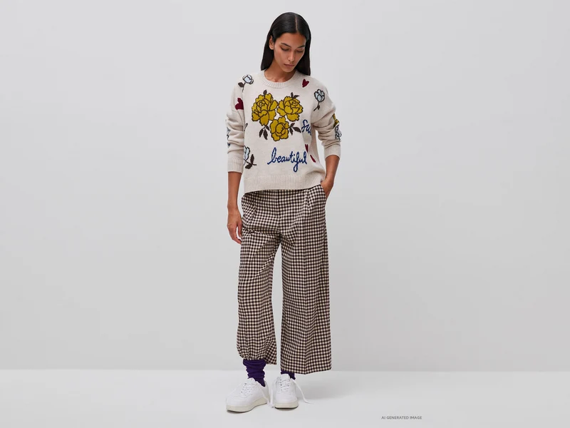 Gingham-Hose