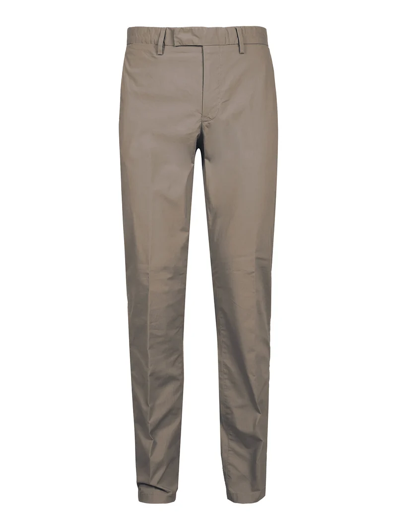 Pantaloni chino da uomo in cotone - taupe