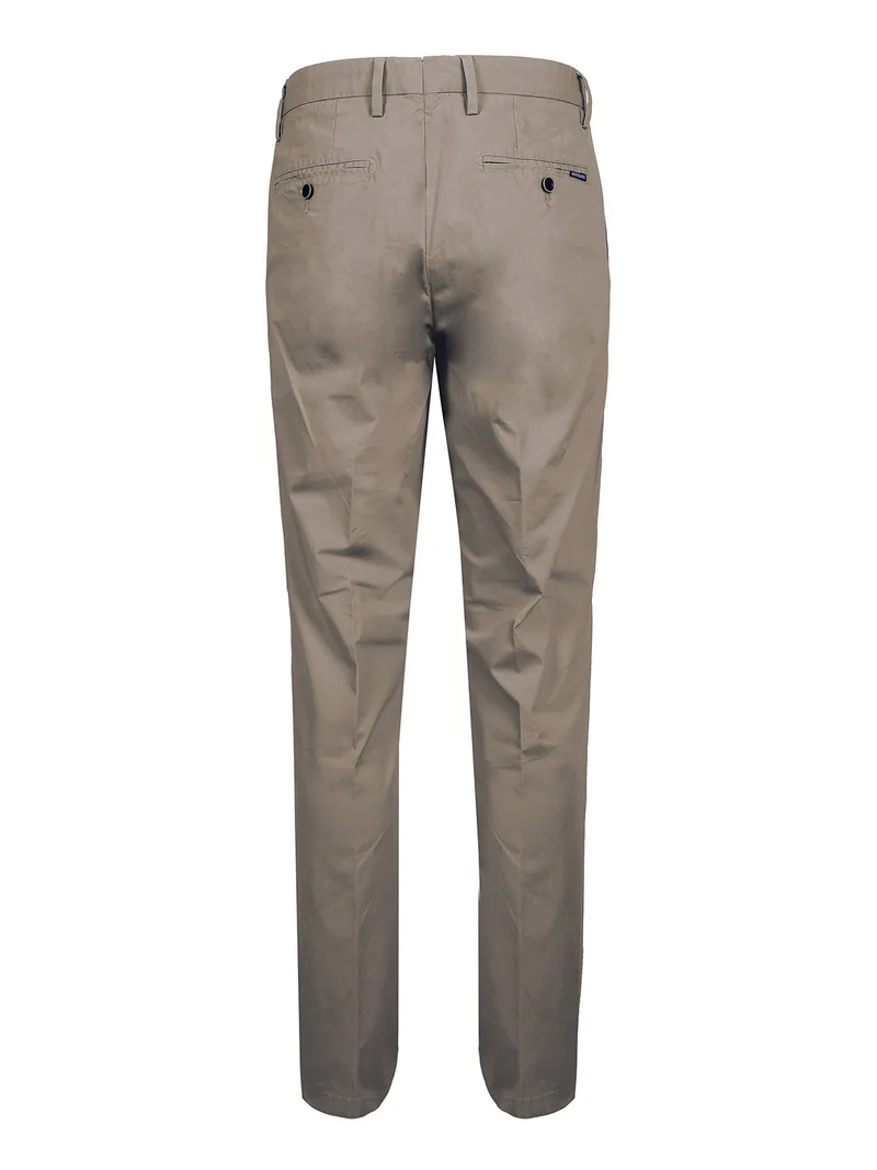 Pantaloni chino da uomo in cotone - taupe