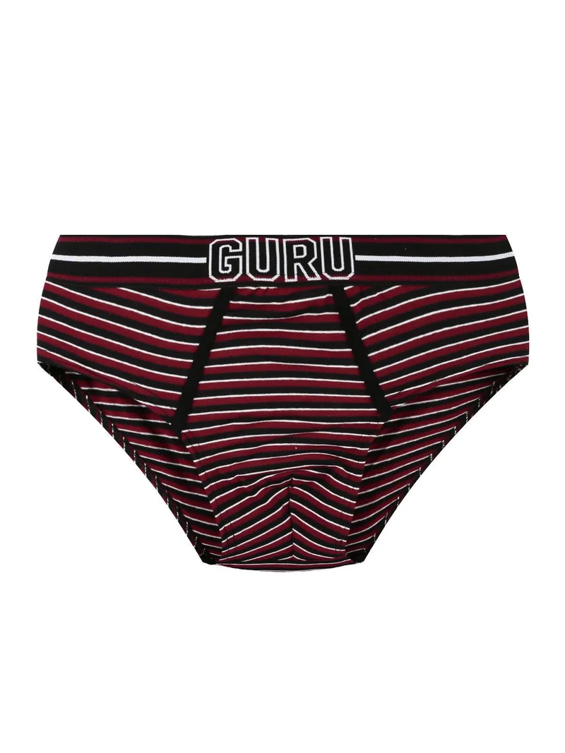Slip uomo rigati - bordeaux