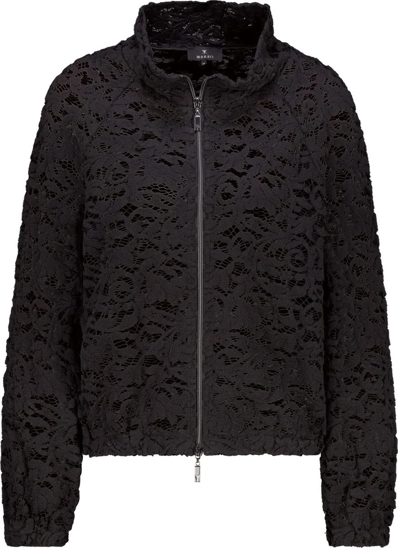 Strickjacke mit Spitze
