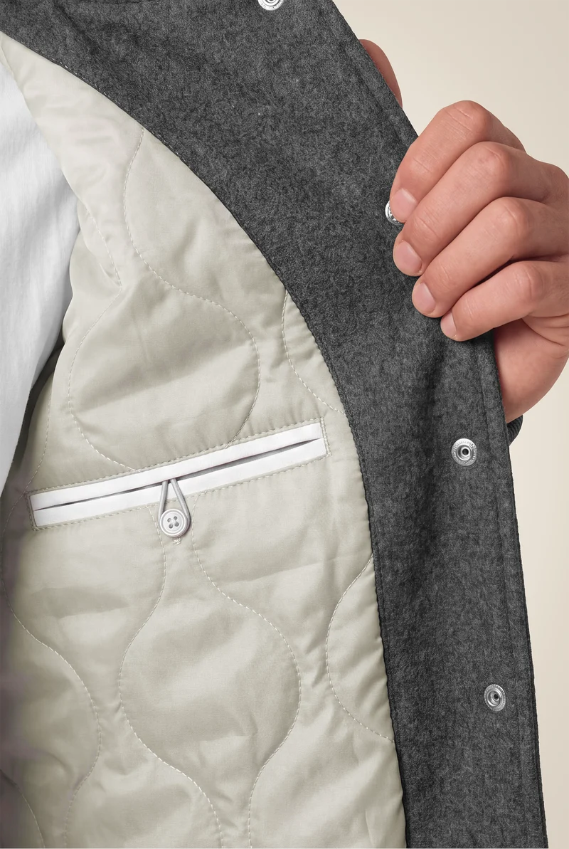 Stockholm Varsity Jacket - Gray
