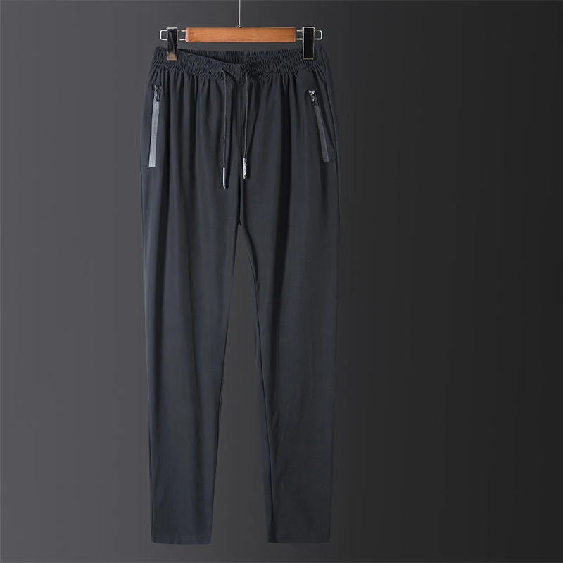 Schnelltrocknende Freizeithose | Stretchhose mit Reißverschlusstaschen und UV-Schutz