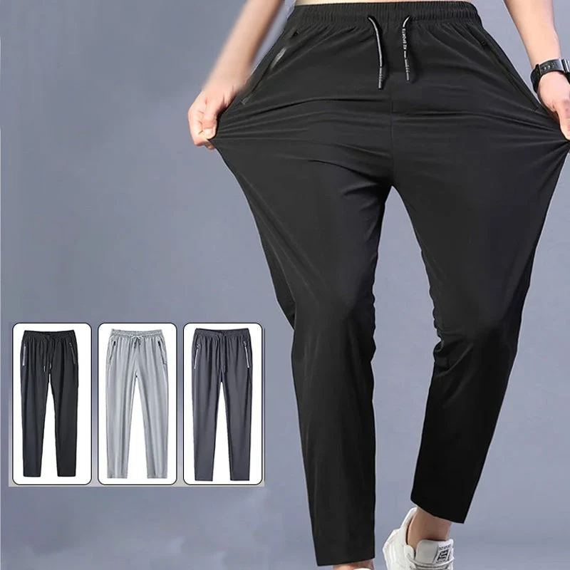 Schnelltrocknende Freizeithose | Stretchhose mit Reißverschlusstaschen und UV-Schutz