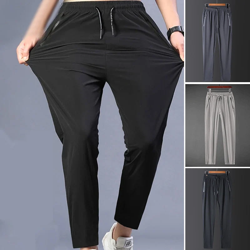 Schnelltrocknende Freizeithose | Stretchhose mit Reißverschlusstaschen und UV-Schutz
