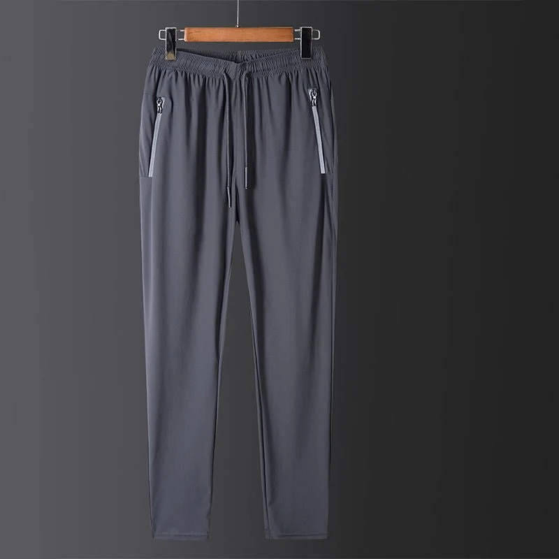 Schnelltrocknende Freizeithose | Stretchhose mit Reißverschlusstaschen und UV-Schutz