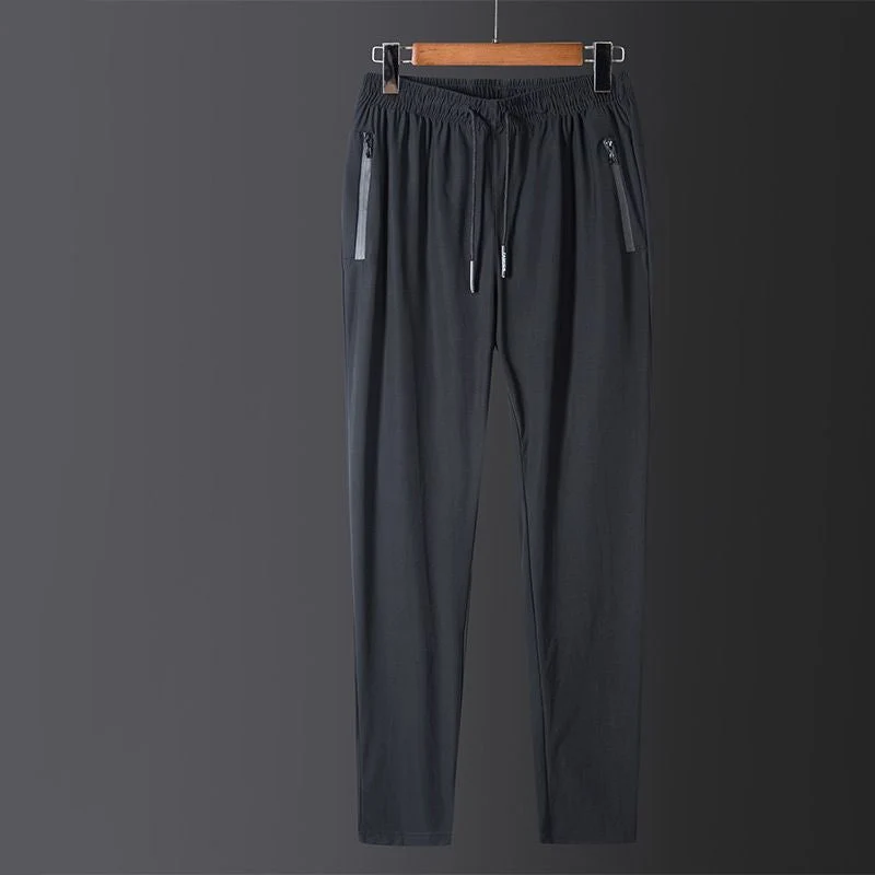 Schnelltrocknende Freizeithose | Stretchhose mit Reißverschlusstaschen und UV-Schutz