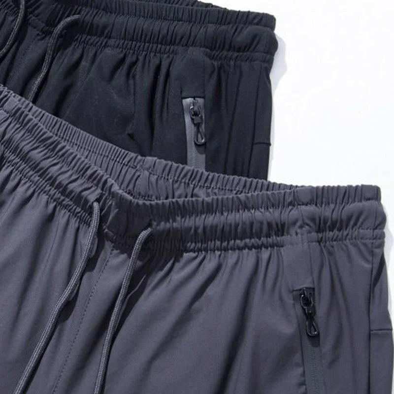 Schnelltrocknende Freizeithose | Stretchhose mit Reißverschlusstaschen und UV-Schutz