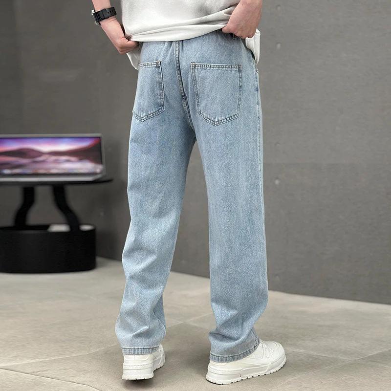 Herren Straight Leg Hose | Locker geschnittene Freizeithose mit klassischen Taschen