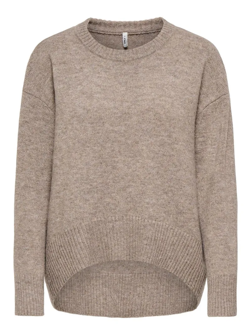ONLALIVIA LS HIGH-LOW O-NECK NOOS KNT