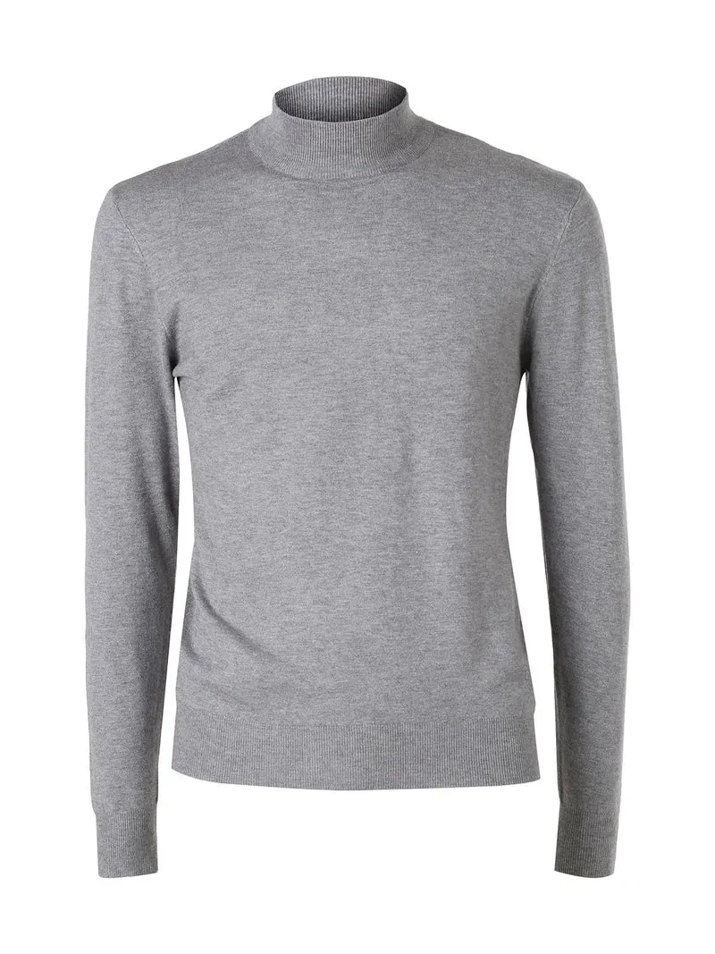 Maglia lupetto da uomo - grigio
