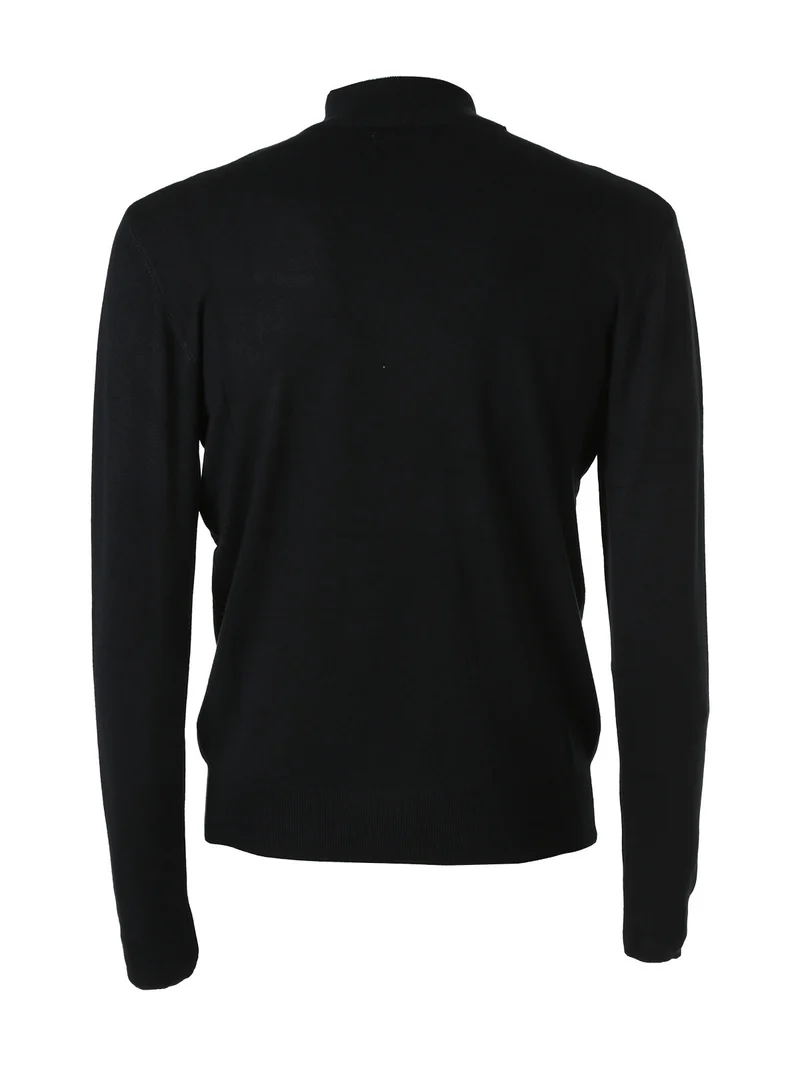 Maglia lupetto da uomo - nero