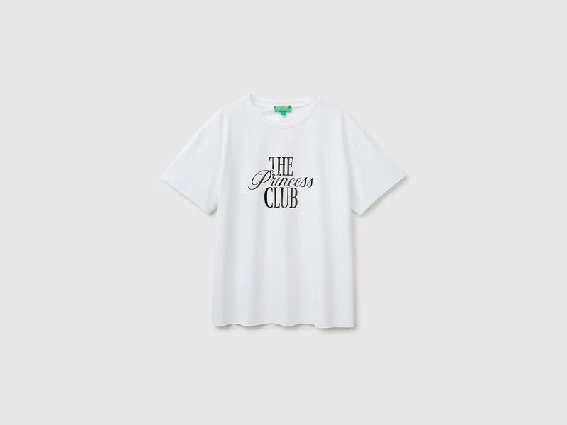 Übergroßes T-Shirt mit Aufdruck