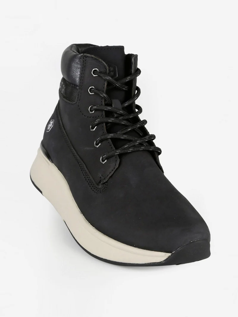 MERYL Scarponi donna in pelle nubuck - nero