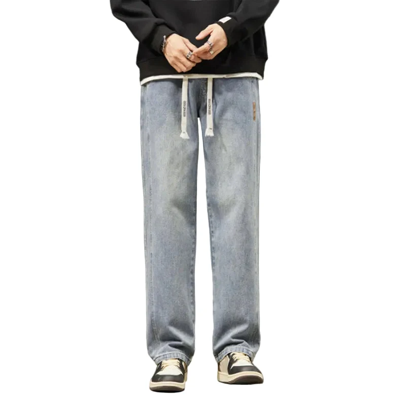 Herren Straight Jeans | Locker geschnittene Jeans mit geradem Bein