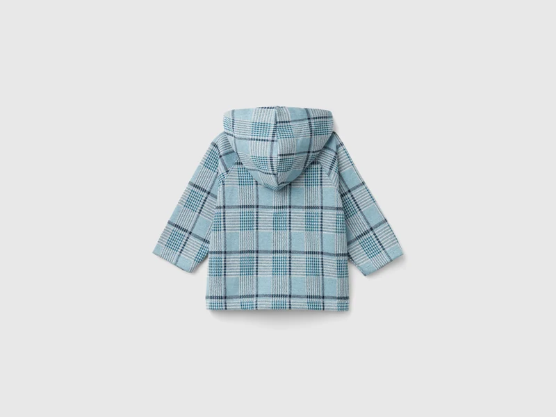 Jacquard-Kapuzenpullover