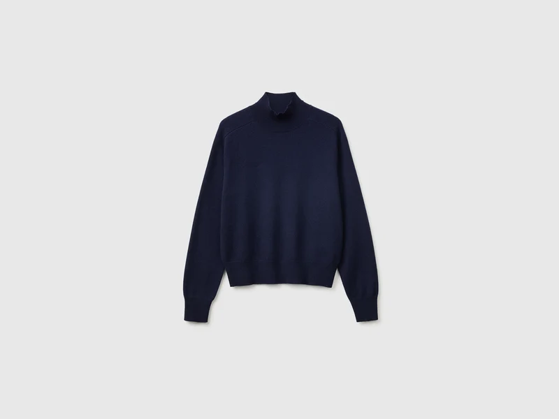 Rollkragenpullover aus Kaschmirmischung