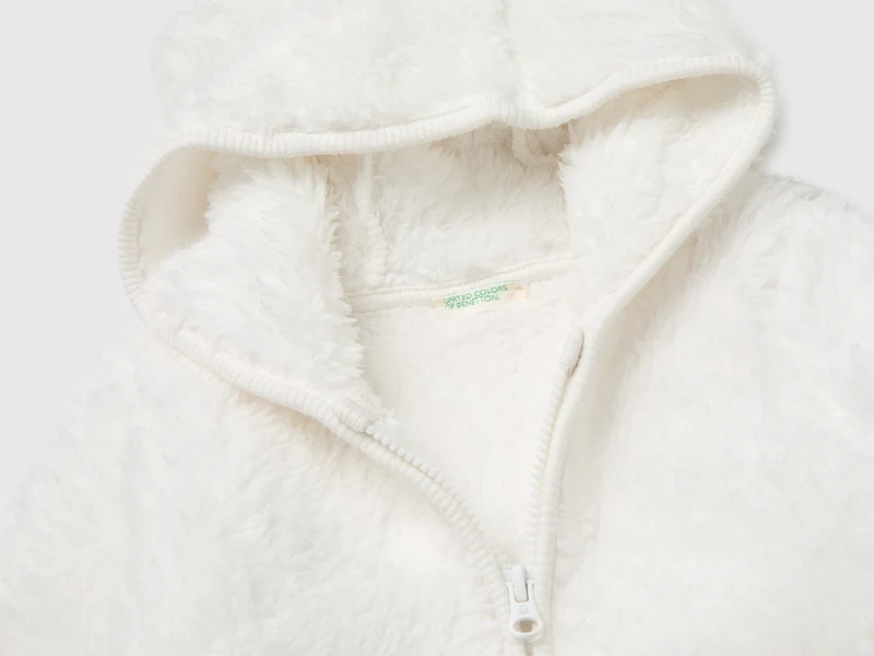 Sweatshirt im Teddybär-Look