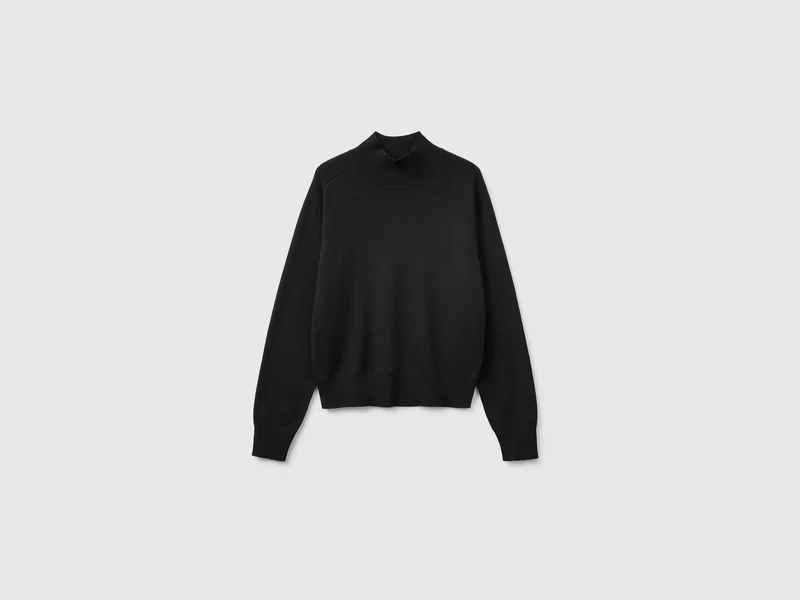 Rollkragenpullover aus Kaschmirmischung