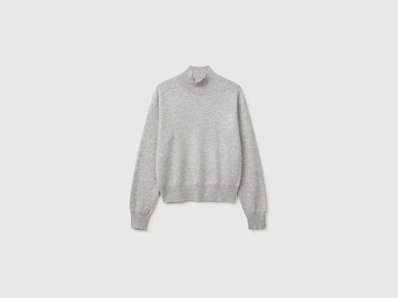Rollkragenpullover aus Kaschmirmischung