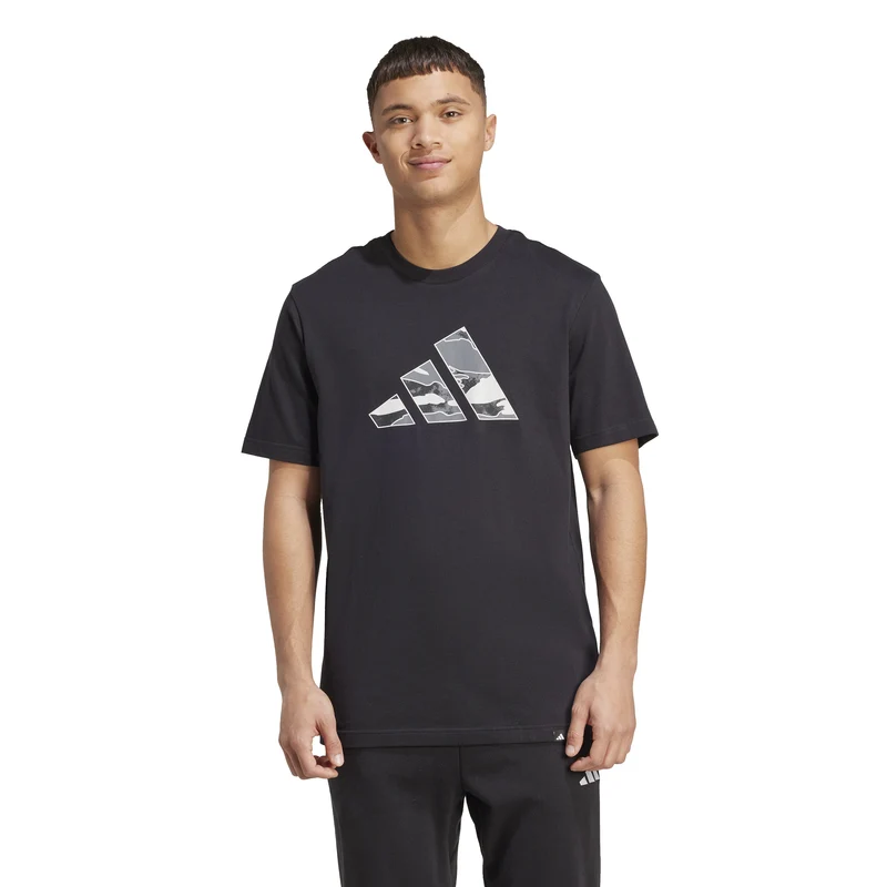 ADIDAS M CAMO LOGO T Herren T-Shirt Schwarz