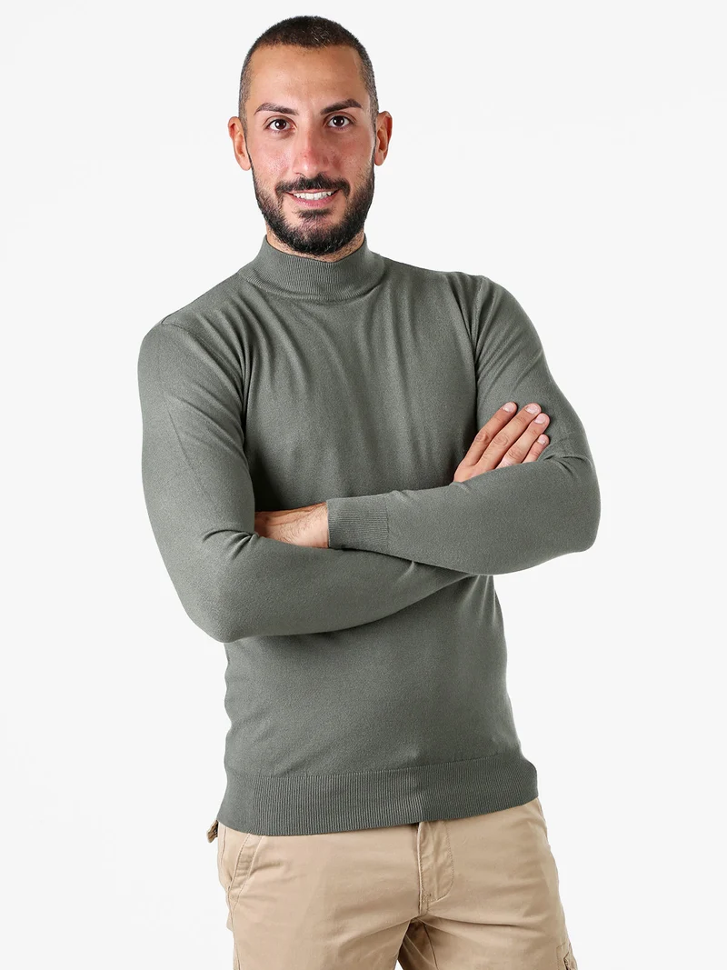Maglia lupetto da uomo - militare