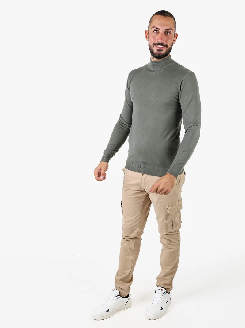 Maglia lupetto da uomo - militare