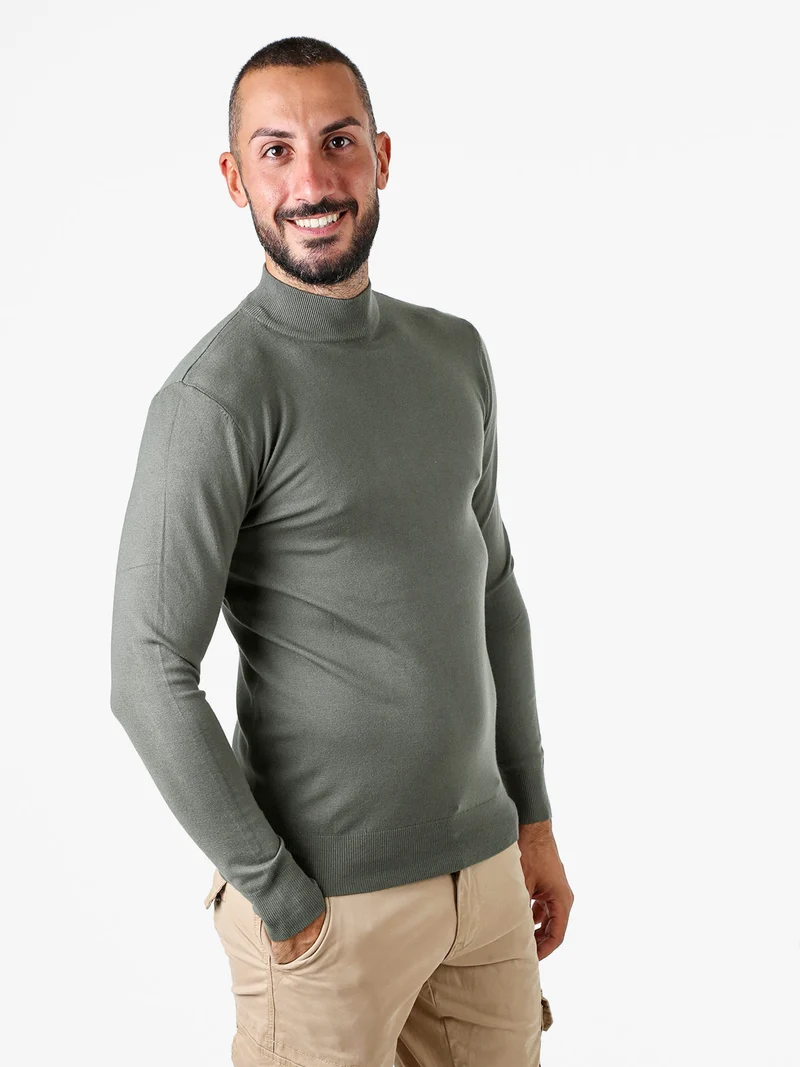 Maglia lupetto da uomo - militare
