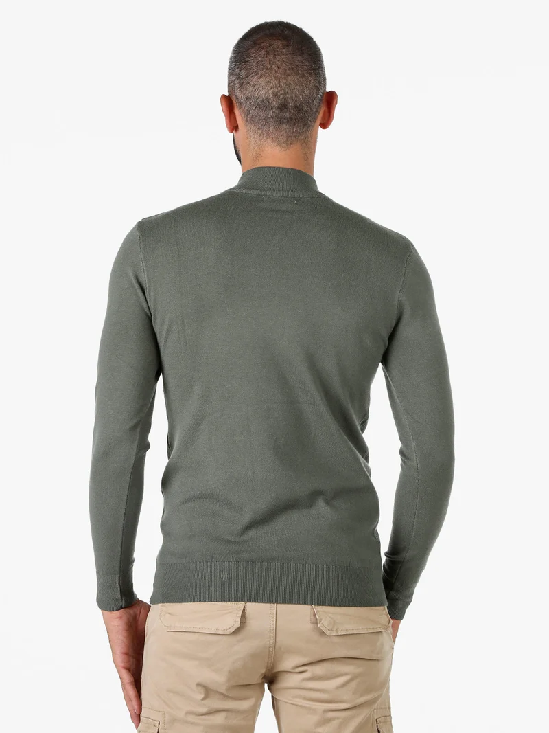 Maglia lupetto da uomo - militare