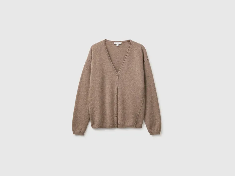 Strickjacke aus Woll- und Kaschmirmischung