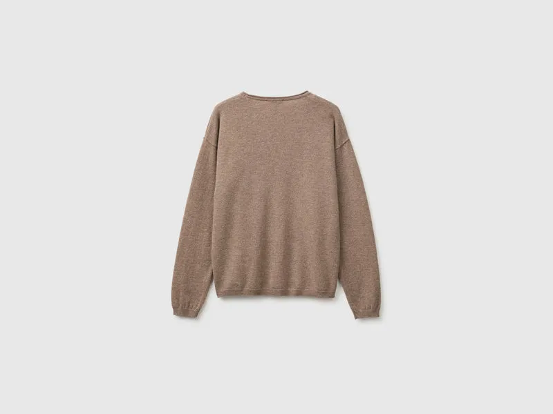 Strickjacke aus Woll- und Kaschmirmischung