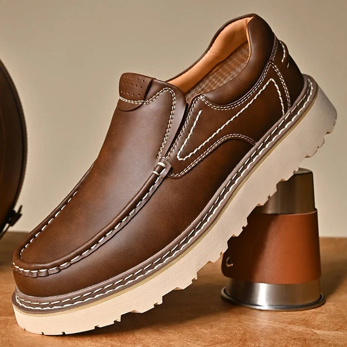 Elegant Leather Slip-on Shoes
