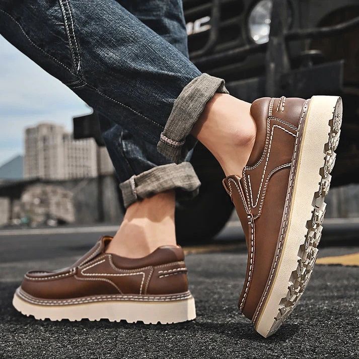 Elegant Leather Slip-on Shoes