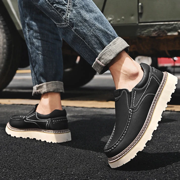 Elegant Leather Slip-on Shoes