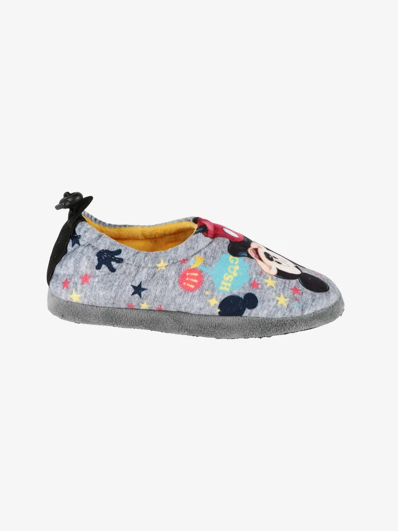 Pantofole chiuse da bambini con stampa - grigio
