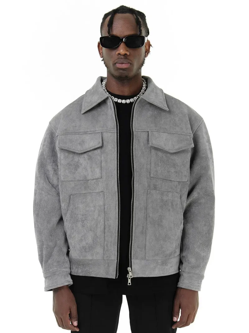 Casual Suede Jacket