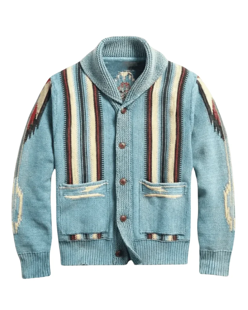 Elegant Weave Wool Cardigan