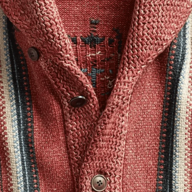 Elegant Weave Wool Cardigan